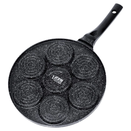 Patelnia do jajek granitowa 7 otworów BASIC LINE 26 cm