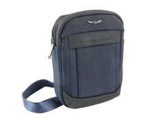 Torba na ramię AERONAUTICA MILITARE Lightning Niebieska