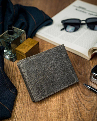 Piękny kolorowy portfel męski skórzany