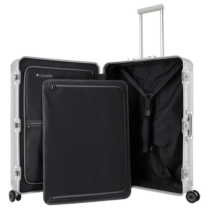 Duża walizka TRAVELITE NEXT 2.0 79849-56 Srebrna
