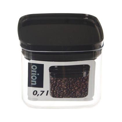 Pojemnik kuchenny kwadratowy z pokrywką i uszczelką do żywności 700 ml