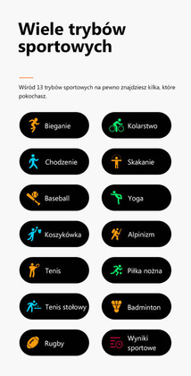 SMARTWATCH MĘSKI G. Rossi SW018-5 black/blue (sg012e) WŁASNE TARCZE