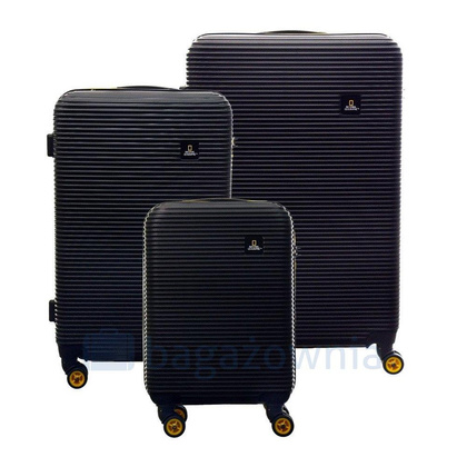 Mała kabinowa walizka NATIONAL GEOGRAPHIC Abroad Czarna