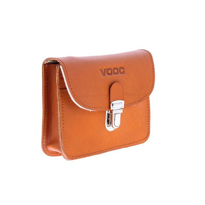 Saszetka do paska skóra KEMER VOOC Vintage P11 czarny