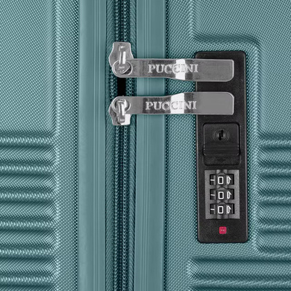 Duża walizka PUCCINI ANTALYA ABS028A 5D Zielona
