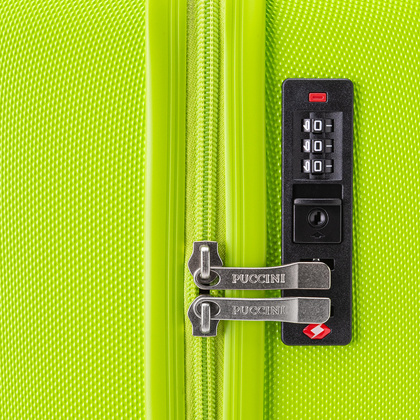 Mała kabinowa walizka PUCCINI BALI ABS021C 5B Limonkowy