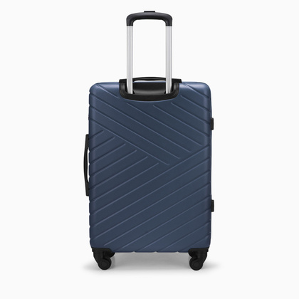 Średnia walizka PUCCINI MALAGA ABS027B 7A Granatowa