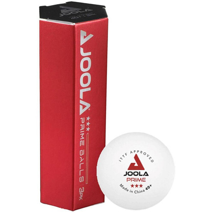 PIŁECZKI DO TENISA STOŁOWEGO JOOLA PRIME 3SZT BIAŁA