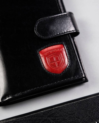 Duży portfel męski zapinany na zatrzask