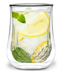 Zestaw 2 szklanek z podwójną ścianką Diamante 300 ml 25844