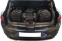RENAULT MEGANE HATCHBACK 2016+ TORBY DO BAGAŻNIKA 4 SZT KJUST