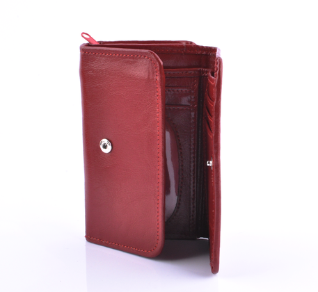 Portfel damski skórzany KEMER P14 Czerwony - min. zamówienie 20 / 50 / 100 szt.