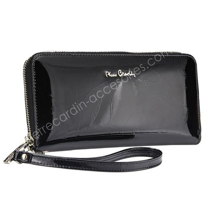 Portfel damski skórzany PIERRE CARDIN 02 LEAF 119 Szary