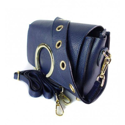 Listonoszka La Bomba złote okucia Granatowa LB134BS