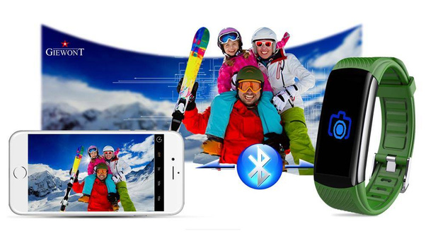 Smartband Giewont GW200-5 + Dodatkowy pasek zielony