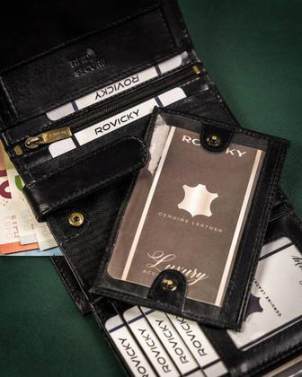 Duzy skorzany portfel meski