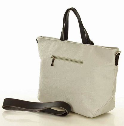 MONNARI Stylowa torba shopper bag jasny szary - min. zamówienie 20 / 50 / 100 szt.