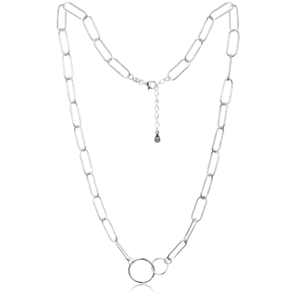 MINET Naszyjnik srebrny w stylu włoskim