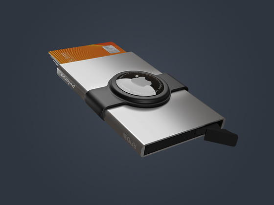 Etui na karty kredytowe RFID ZEN z uchwytem na AirTag 2157