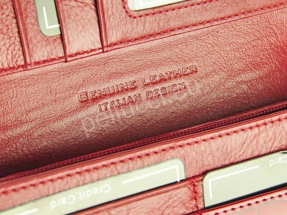 Portfel damski skórzany PELLUCCI BC-106 Czerwony