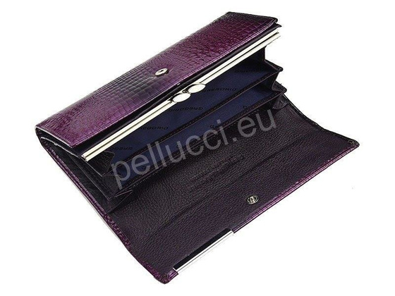 Portfel damski skórzany PELLUCCI GF109 Czerwony