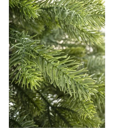 Choinka sztuczna PE01 180 cm  zielona z metalowym stojakiem jasnozielona silikonowa