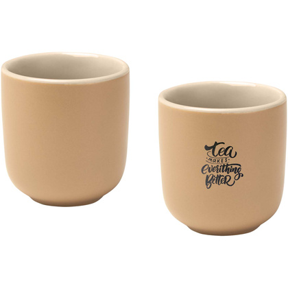 Male filiżanki ceramiczne do espresso o pojemności 90 ml - zestaw 2 sztuk