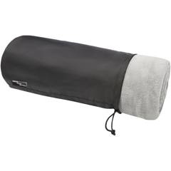 Koc polarowy z plastiku z recyklingu Lily Szary