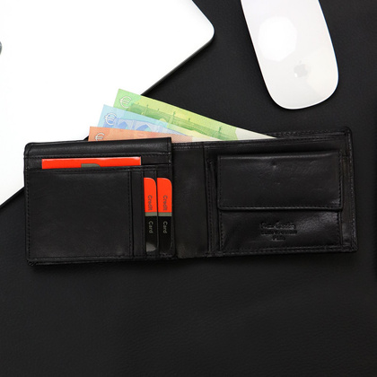 Portfel męski skórzany PIERRE CARDIN YS601 8806 Czarny