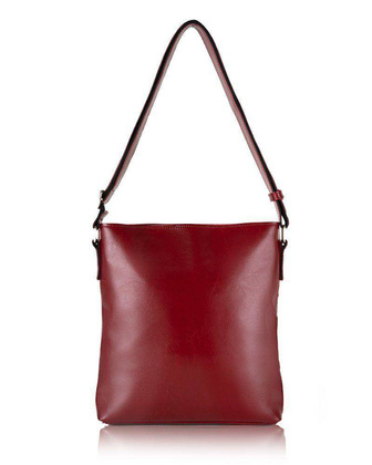 Skórzana torba damska Perea FL20 bordowa - min. zamówienie 20 / 50 / 100 szt.