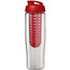 Bidon H2O Tempo® o pojemności 700 ml z wieczkiem zaciskowym zmożliwością przyrządzania wody smakowej