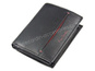 Portfel męski skórzany PIERRE CARDIN TILAK07 326 Czarny / Bordowy