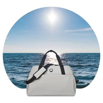 Plecak na laptopa Delsey Daily's Torba podróżna weekender biała 15,6"