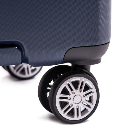 Średnia walizka WINGS PP05 M Biała