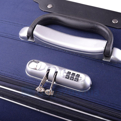 Duża walizka PELLUCCI RGL 773 L Granatowo Czerwona