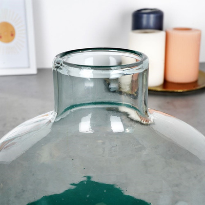 Wazon na kwiaty dekoracyjny szklany 19 cm