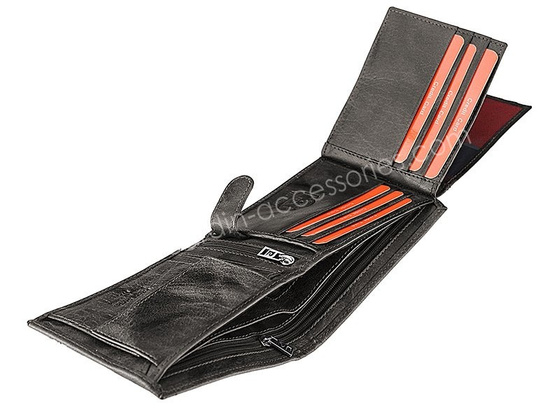 Portfel męski skórzany PIERRE CARDIN FOSSIL TILAK12 325 RFID Niebieski