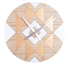 Drewniany zegar okrągły