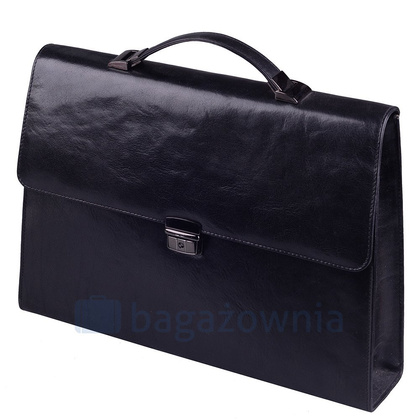 Teczka damska skórzana T11-01-S1-154 Czarna - min. zamówienie 20 / 50 / 100 szt.