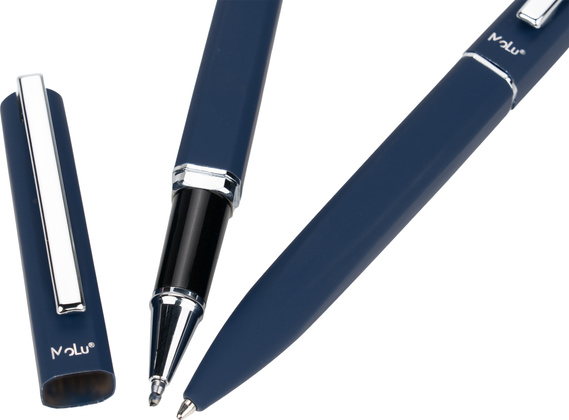 Zestaw piśmienny długopis i pióro kulkowe soft touch SAINTE-MAXIME MoLu