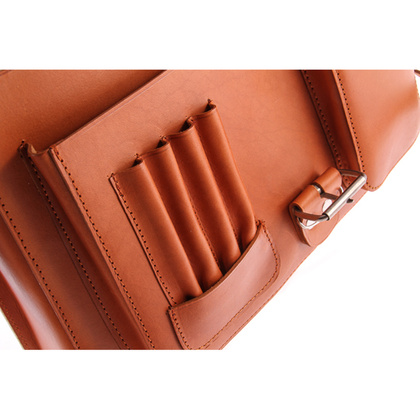 TECZKA SKÓRZANA 3W1 KEMER VOOC Vintage P13 RUDA