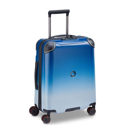 Walizka CACTUS SLIM 55 cm biało-niebieska