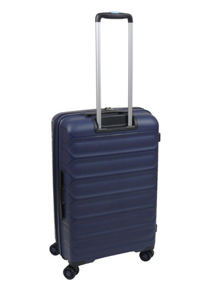 Walizka DIELLE 100 4k 66cm średnia granatowa PP z poszerzeniem