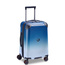 Walizka Delsey Cactus Mała twarda biało-niebieska walizka kabinowa na kółkach 55 cm