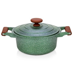 Garnek granitowy z pokrywką OMEGA 24 cm 4,4 l