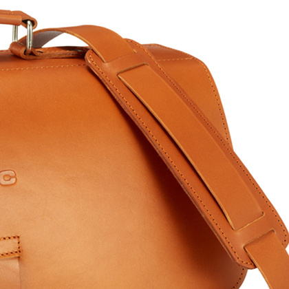 Duża torba skórzana 3w1 KEMER VOOC Vintage P43 Brązowa