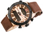 ZEGAREK MĘSKI NAVIFORCE - NF9114 (zn046e) - brown/rosegold