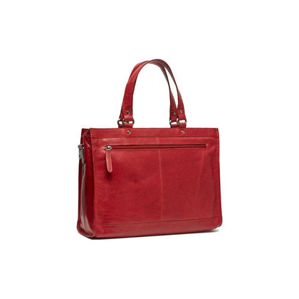 Torebka damska shopper na laptopa 15" Czerwona - min. zamówienie 20 / 50 / 100 szt.