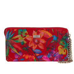 Portfel damski skórzany czerwony BajuBaj duży ręcznie szyty PD2403s116RFID