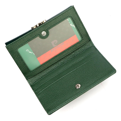 Średniej wielkości skórzany portfel Pierre Cardin